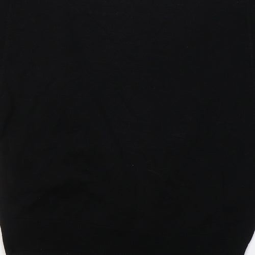 Autonomy Womens Black V-Neck  Cotton Cardigan Jumper Size 12