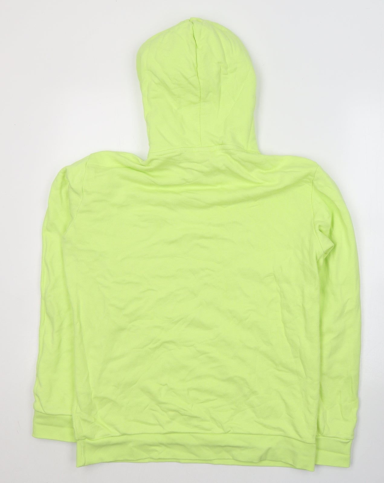 adidas Mens Green  Cotton Pullover Hoodie Size M   - Unisex, Neon Green
