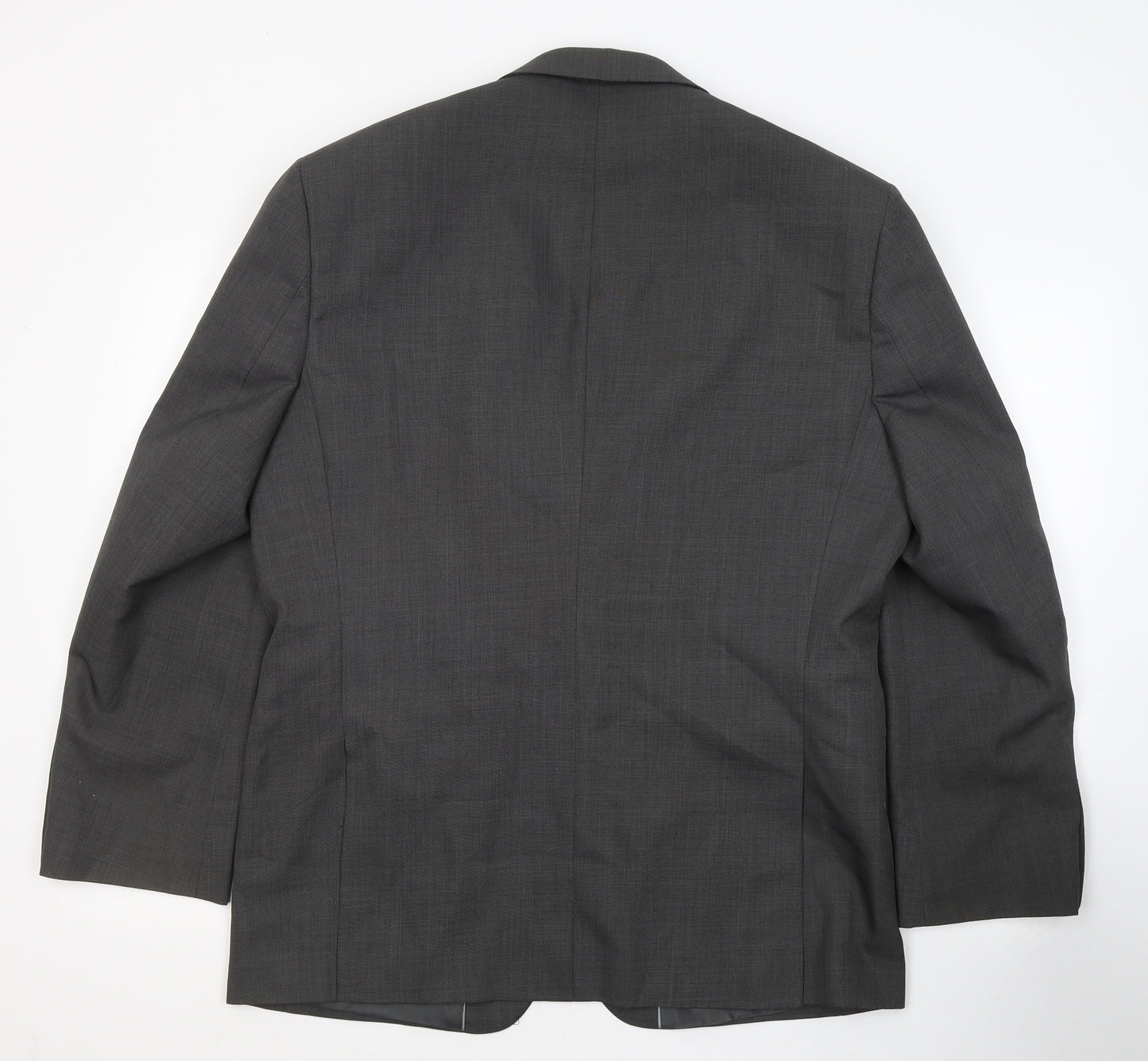 Greenwoods Mens Grey  Polyester Jacket Suit Jacket Size L