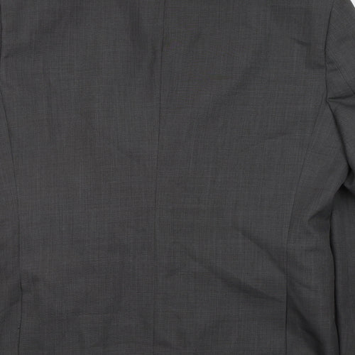 Greenwoods Mens Grey  Polyester Jacket Suit Jacket Size L