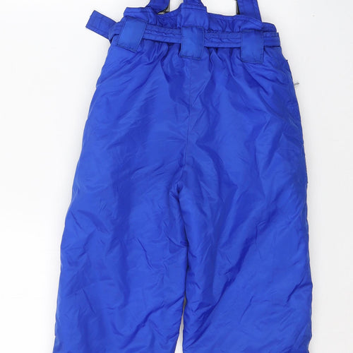 C&A Boys Blue  Polyester Snow Pants Trousers Size 3-4 Years  Regular Zip