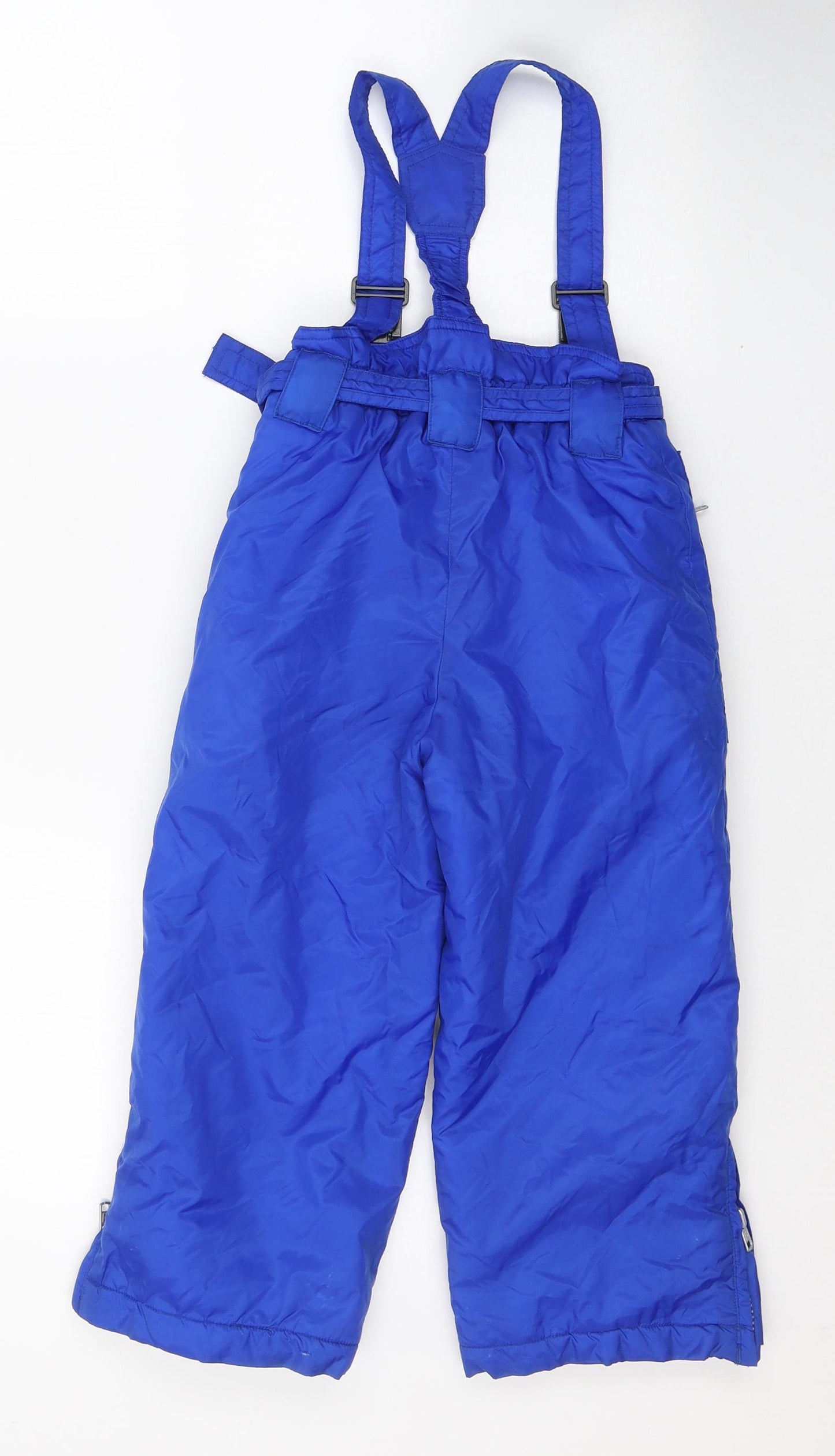 C&A Boys Blue  Polyester Snow Pants Trousers Size 3-4 Years  Regular Zip