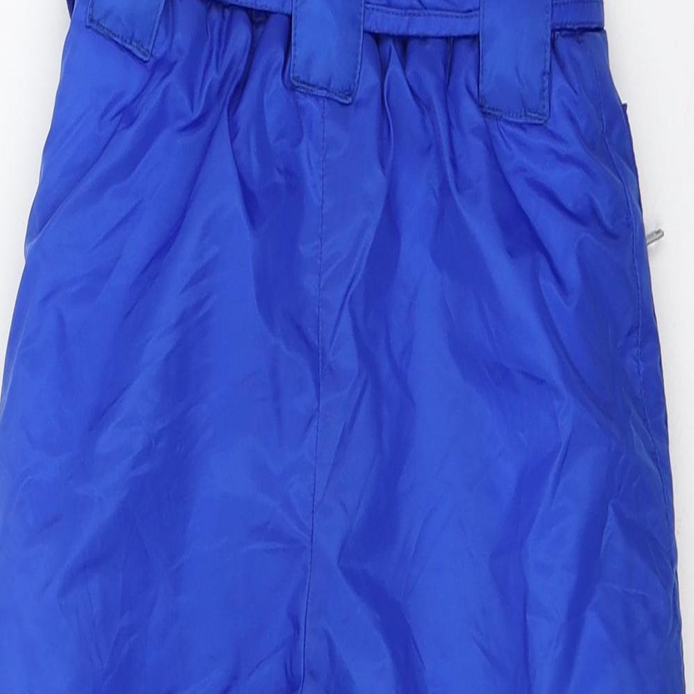 C&A Boys Blue  Polyester Snow Pants Trousers Size 3-4 Years  Regular Zip