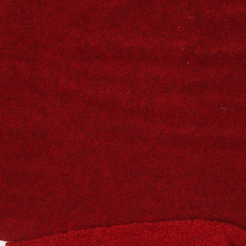 Olsen Womens Red Roll Neck  Acrylic Pullover Jumper Size 10   - slit sides