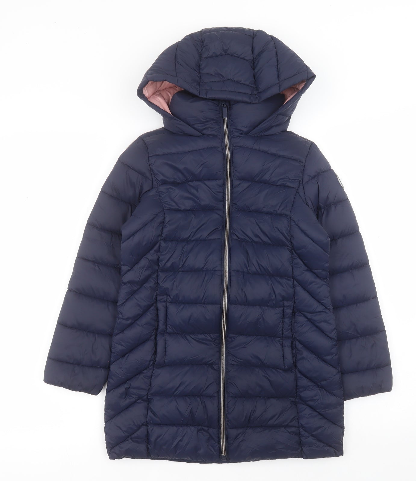 N3XT Girls Blue   Puffer Jacket Coat Size 8 Years  Zip