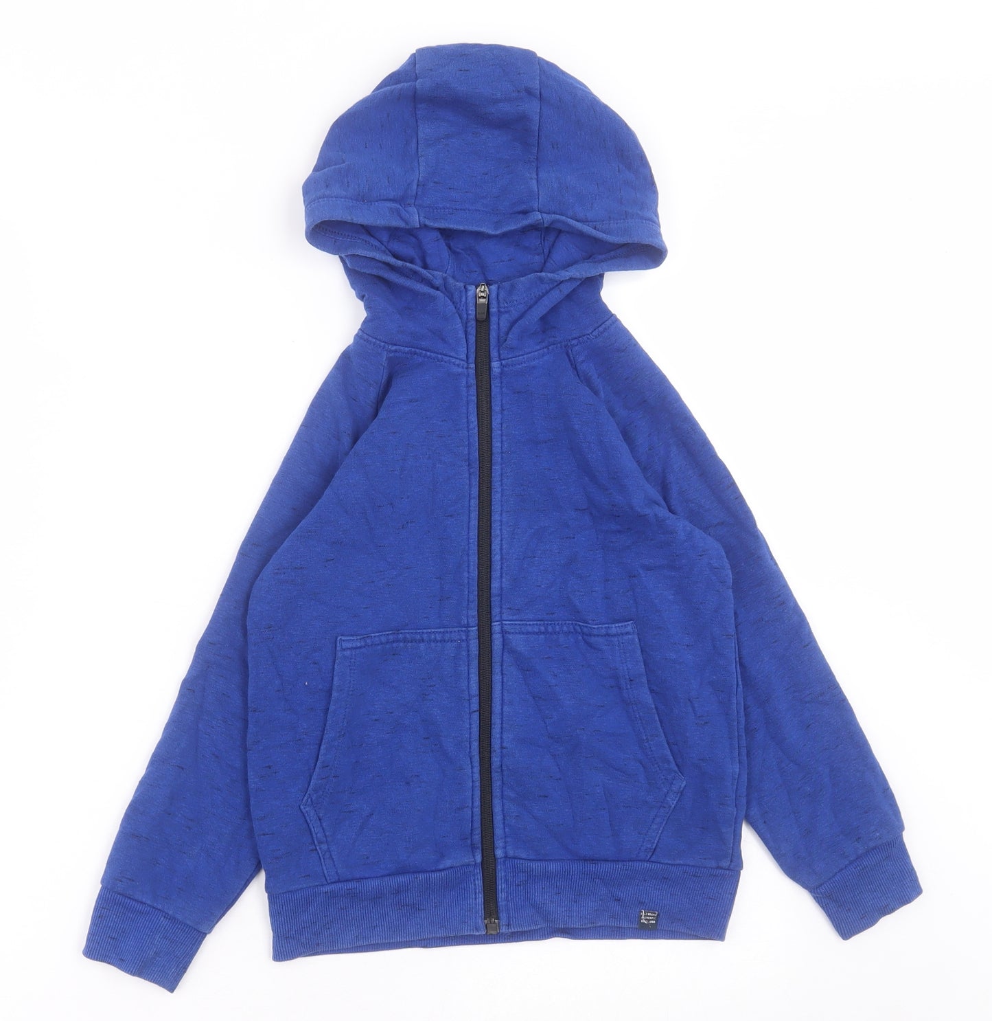 NEXT Boys Blue  Cotton Full Zip Hoodie Size 6 Years  Zip