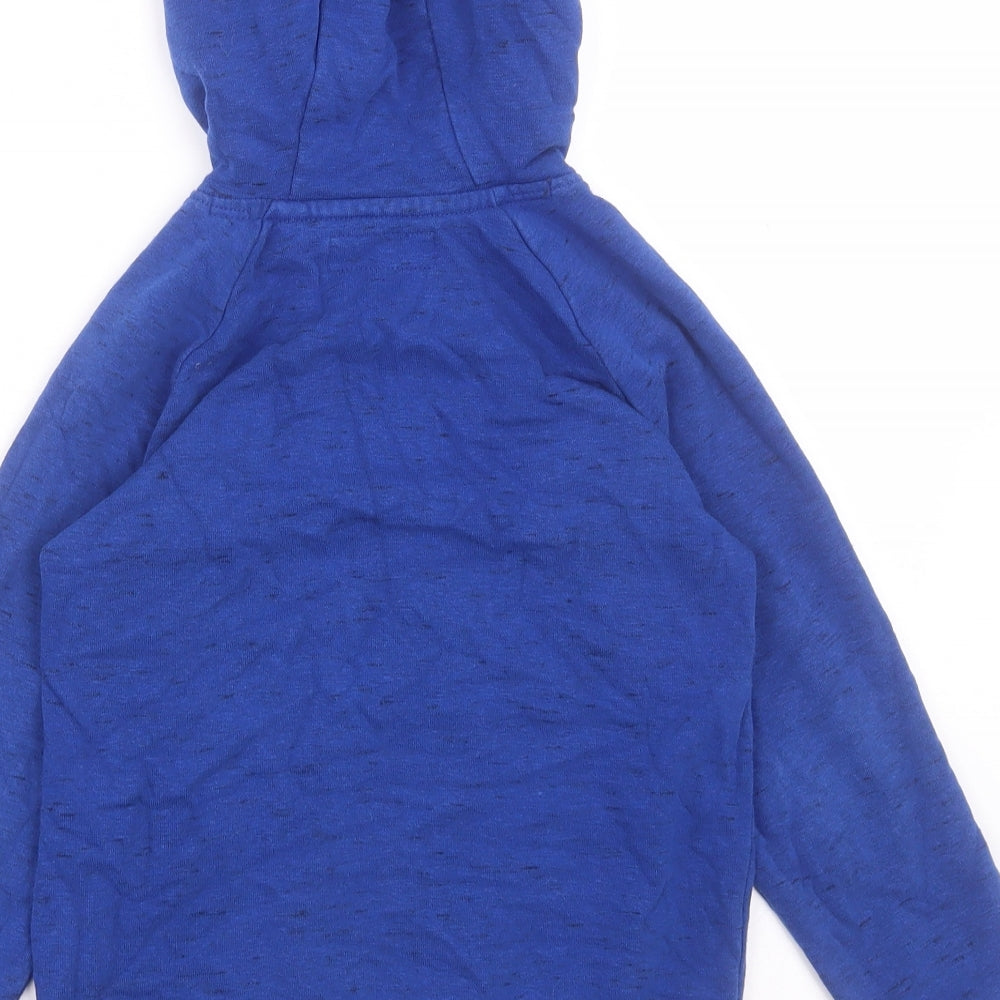 NEXT Boys Blue  Cotton Full Zip Hoodie Size 6 Years  Zip