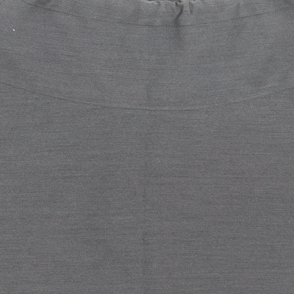 George Girls Grey  Polyester A-Line Skirt Size 8-9 Years  Regular Pull On - School Skirt