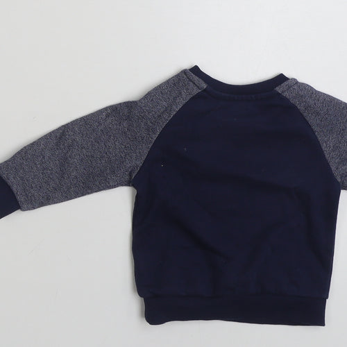 Primark Baby Blue  Cotton Pullover Jumper Size 3-6 Months  Pullover - Forest Friends