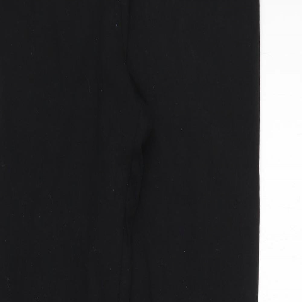 Primark Womens Black  Cotton Pedal Pusher Leggings Size S L27 in