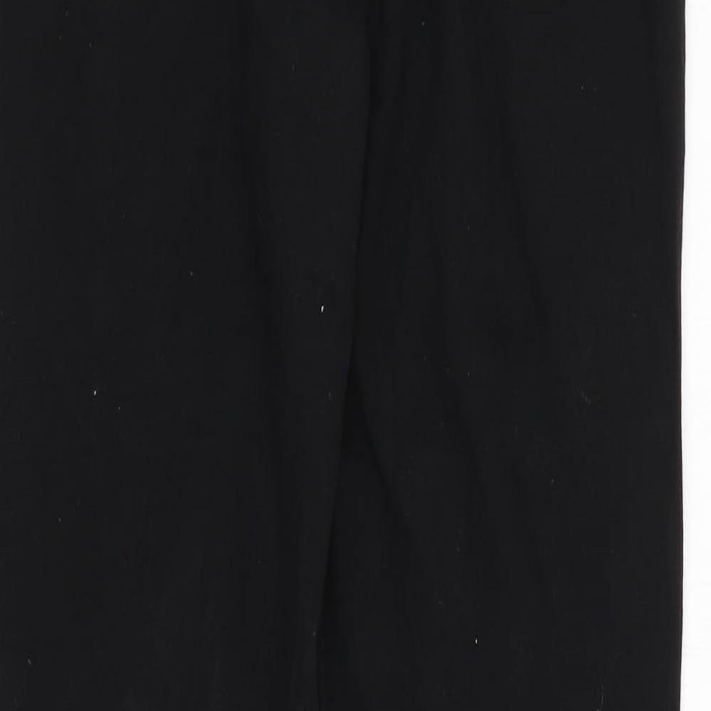 Primark Womens Black  Cotton Pedal Pusher Leggings Size S L27 in