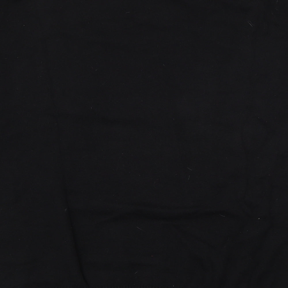 Timberland Mens Black Crew Neck  Cotton Pullover Jumper Size L