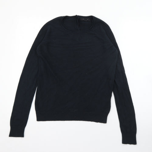 Primark Womens Blue Round Neck  Acrylic Pullover Jumper Size 10
