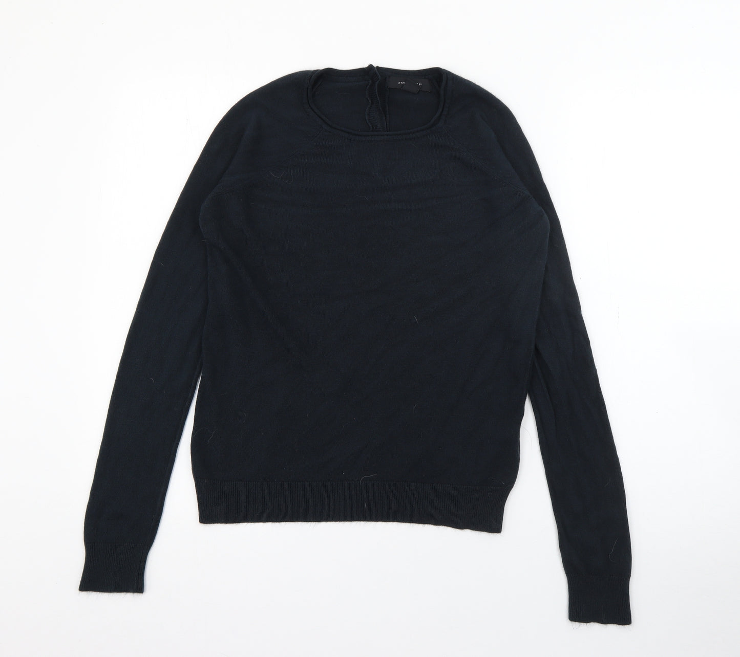 Primark Womens Blue Round Neck  Acrylic Pullover Jumper Size 10
