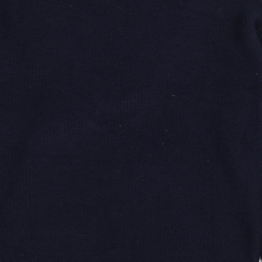 Atmosphere Womens Blue Round Neck  Acrylic Pullover Jumper Size 14