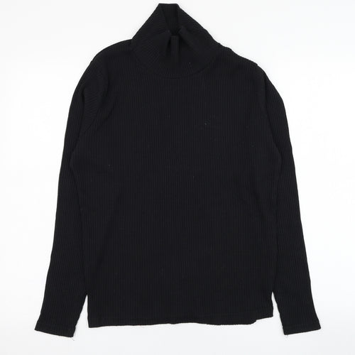 Avenue Womens Black  Polyester Pullover Sweatshirt Size 16  Pullover