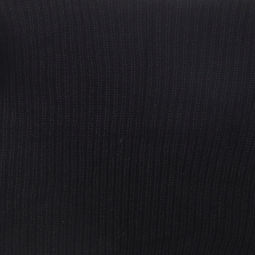 Tokyo Laundry Womens Black Boat Neck  Acrylic Pullover Jumper Size L