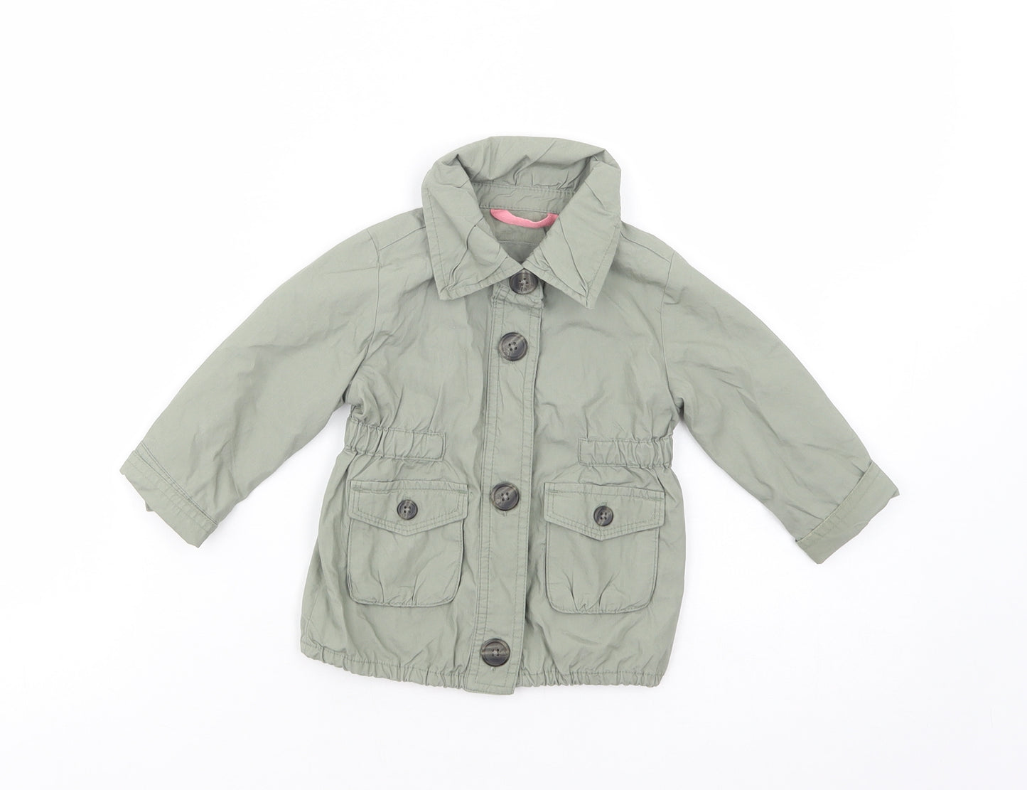 Gap Baby Green   Basic Coat Coat Size 12-18 Months   Button