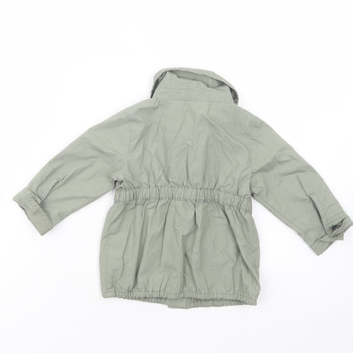 Gap Baby Green   Basic Coat Coat Size 12-18 Months   Button