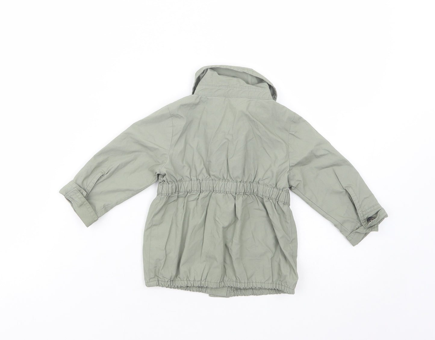 Gap Baby Green   Basic Coat Coat Size 12-18 Months   Button