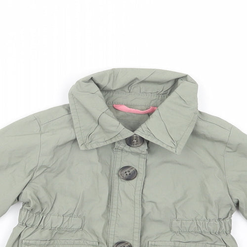 Gap Baby Green   Basic Coat Coat Size 12-18 Months   Button