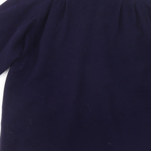 Klass Womens Blue   Pea Coat Coat Size 12  Button