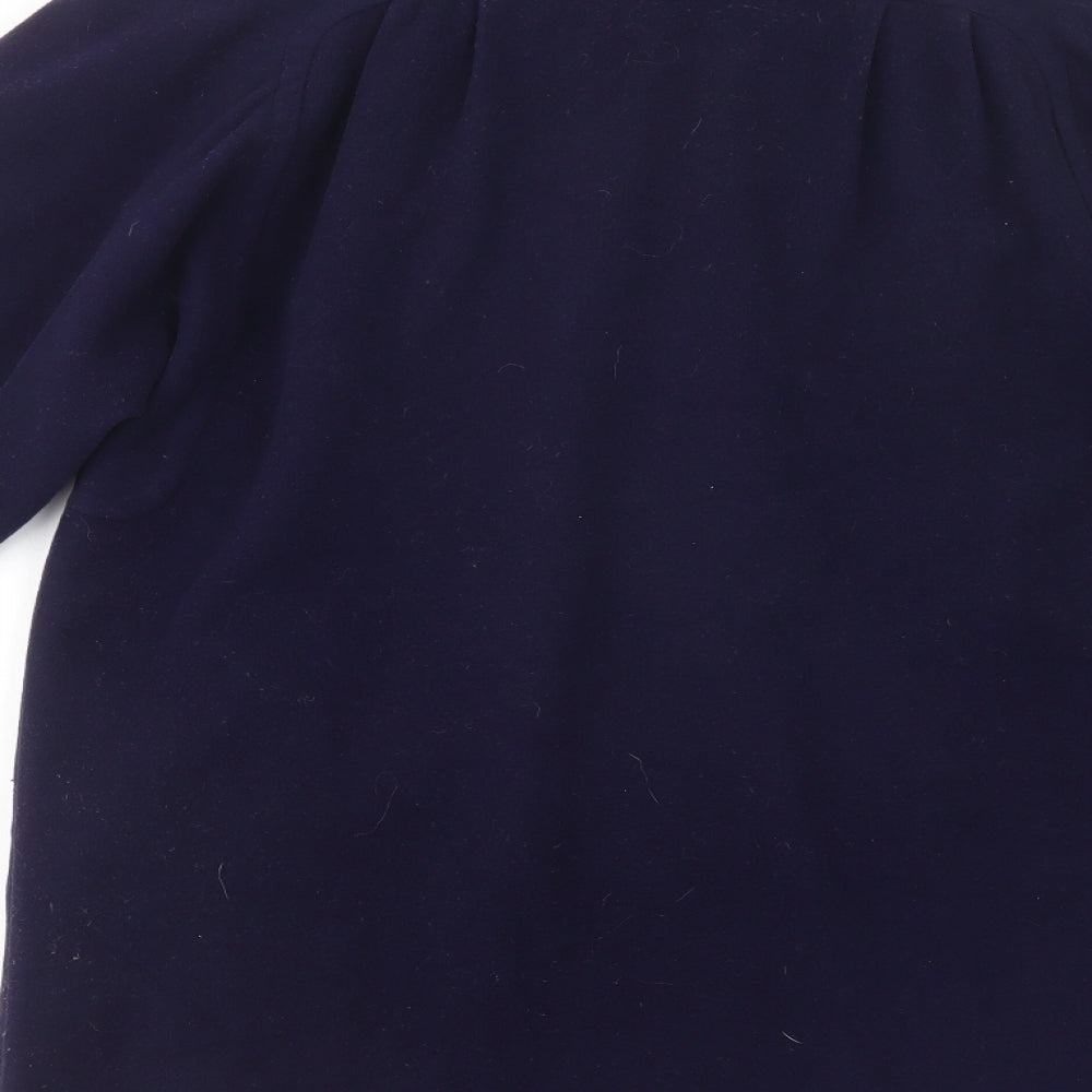 Klass Womens Blue   Pea Coat Coat Size 12  Button