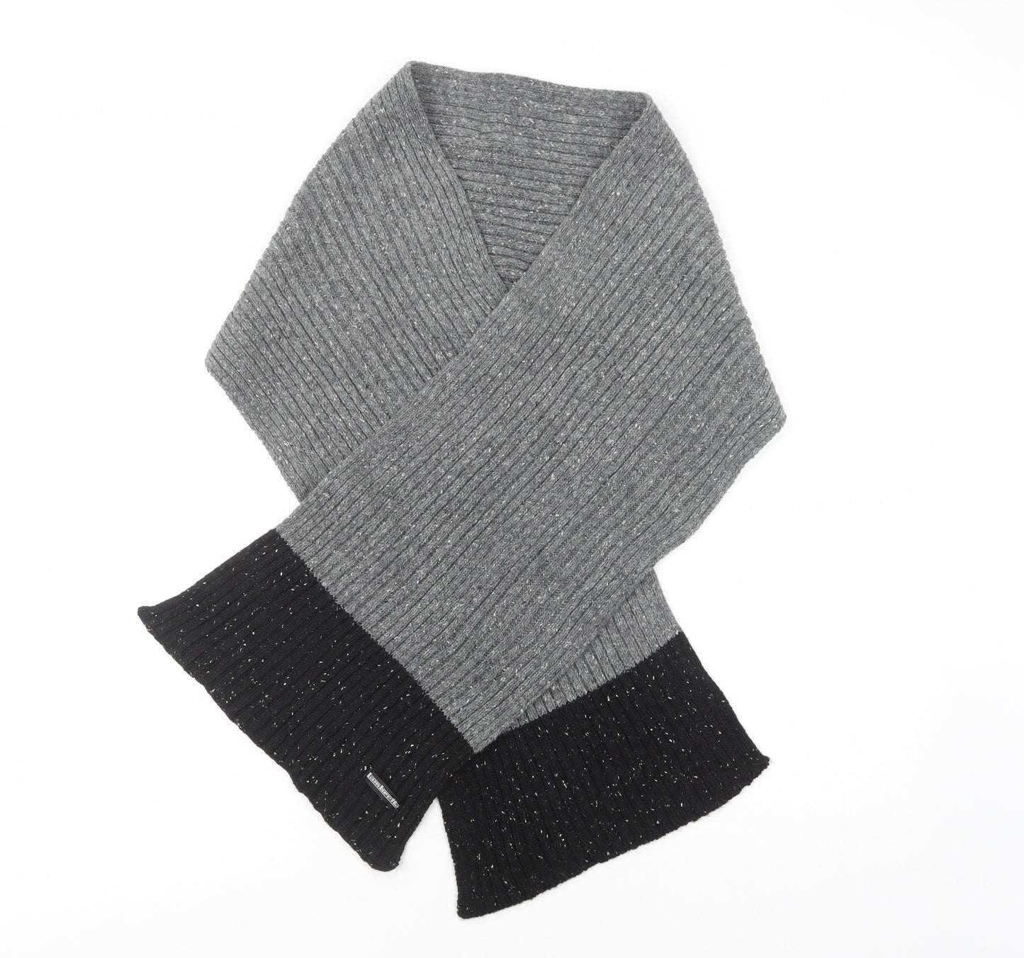 Lambretta Mens Grey  Acrylic Scarf  One Size