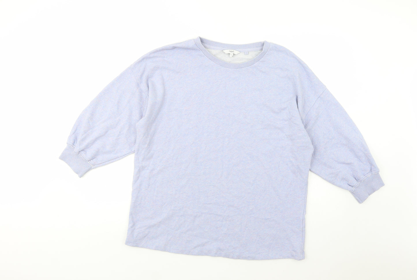 NEXT Womens Blue  Cotton Pullover Sweatshirt Size L  Pullover