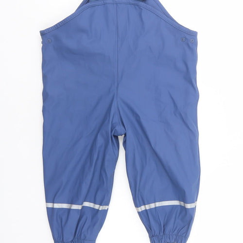 Lupilu Baby Blue  Polyester Rain Trousers Trousers Size 18-24 Months  Snap