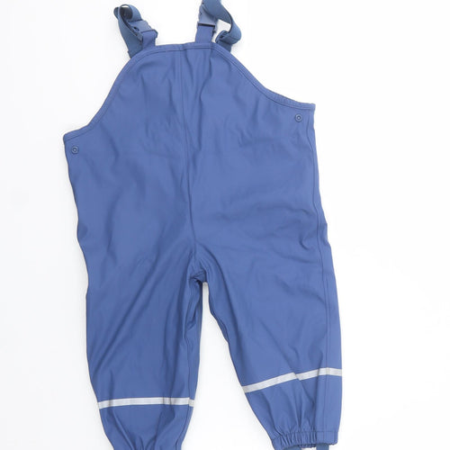 Lupilu Baby Blue  Polyester Rain Trousers Trousers Size 18-24 Months  Snap