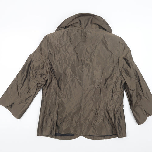 Alex & Co. Womens Brown   Jacket Blazer Size 16  Tie