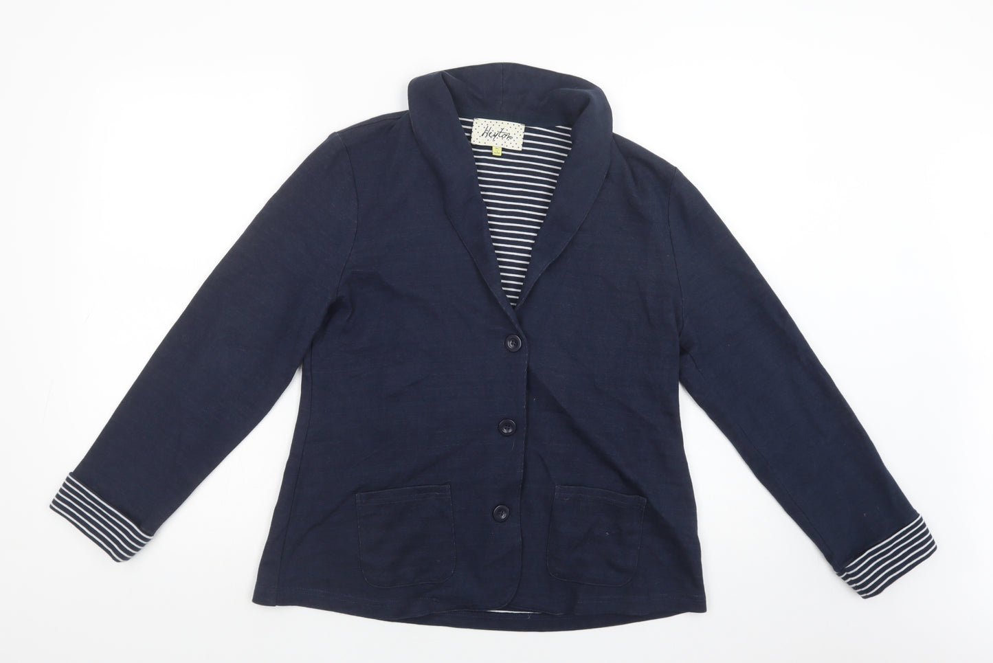 Heyton Womens Blue   Jacket Blazer Size 12  Button