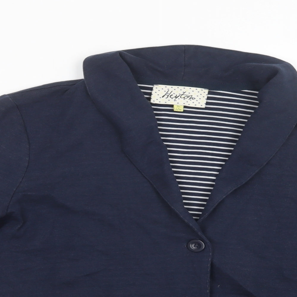 Heyton Womens Blue   Jacket Blazer Size 12  Button