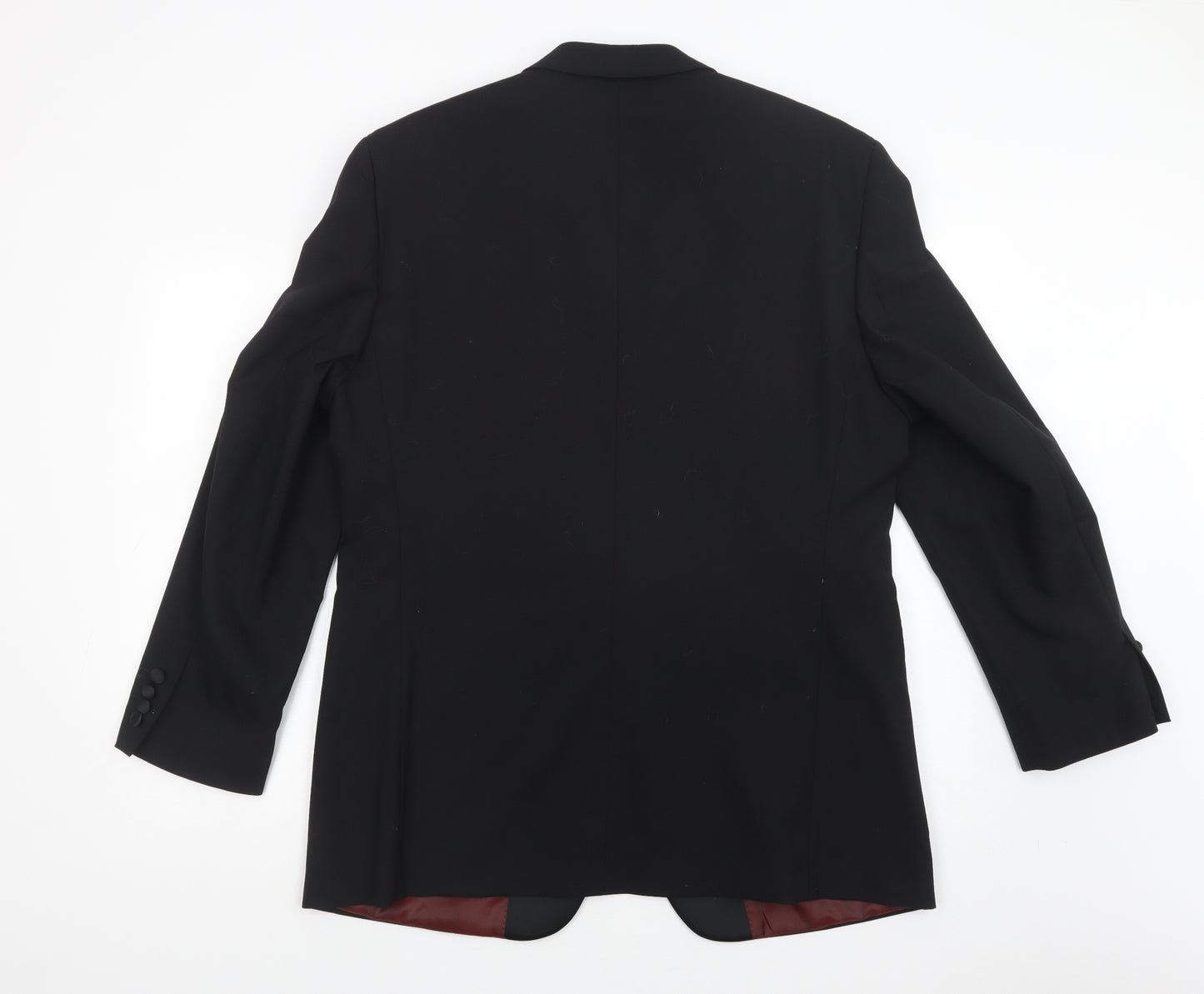 1860 Menswear Mens Black   Jacket Blazer Size 42  Button