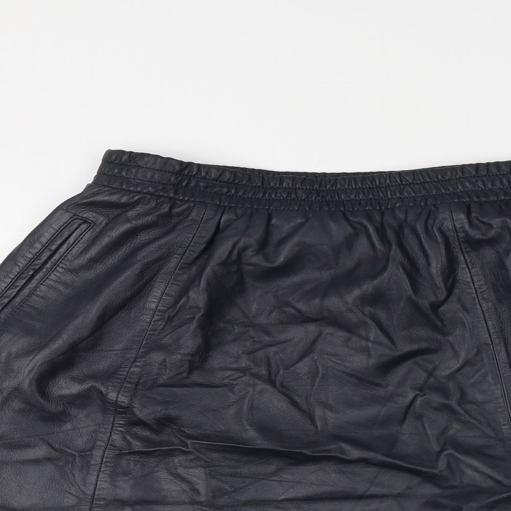 Numph  Womens Blue  Nylon Mini Skirt Size 36