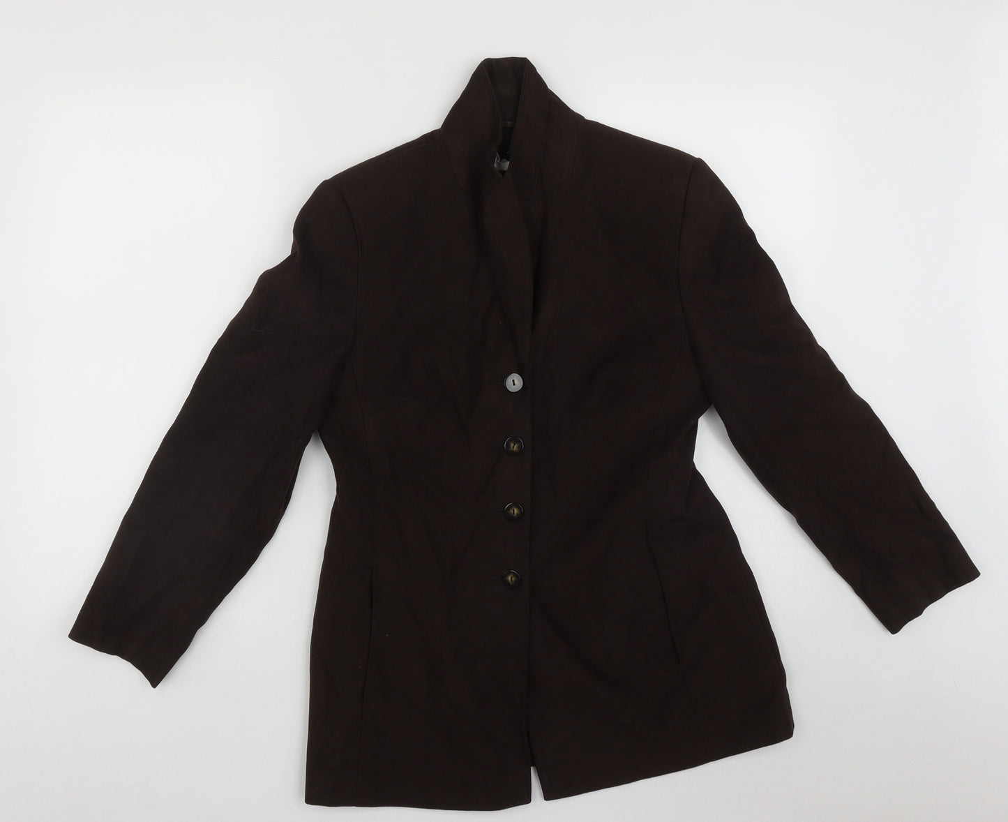 Preworn Womens Brown   Jacket  Size 10  Button