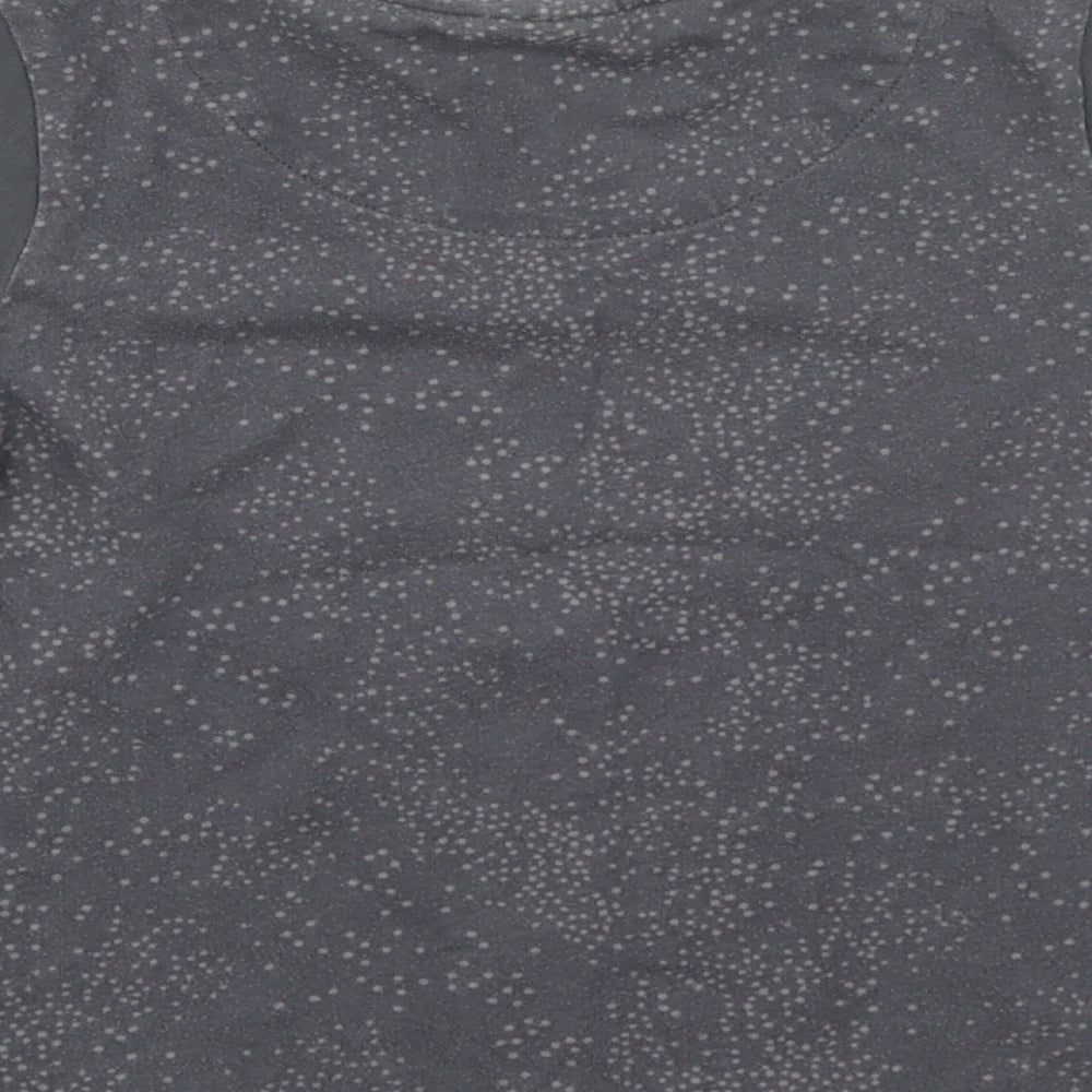 Tu  Boys Grey Geometric Cotton Basic T-Shirt Size 5-6 Years Round Neck  - STAR WARS