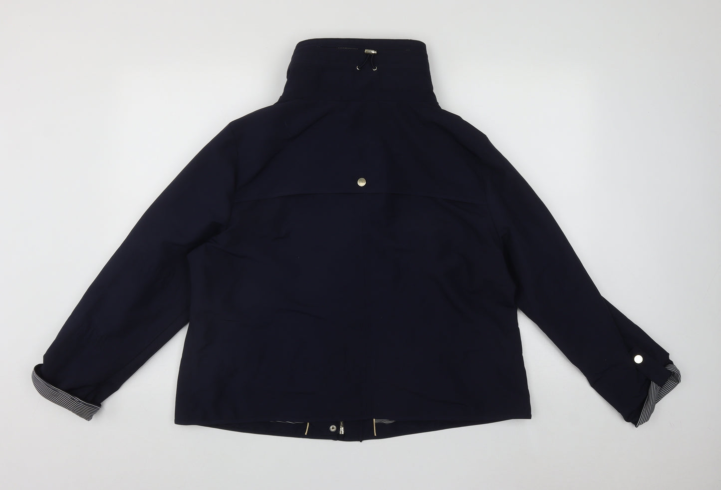 Marks and Spencer Womens Blue   Trench Coat Coat Size 18  Zip