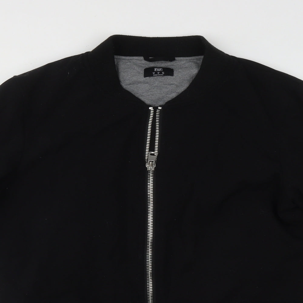 F&F Womens Black   Jacket  Size 12  Zip