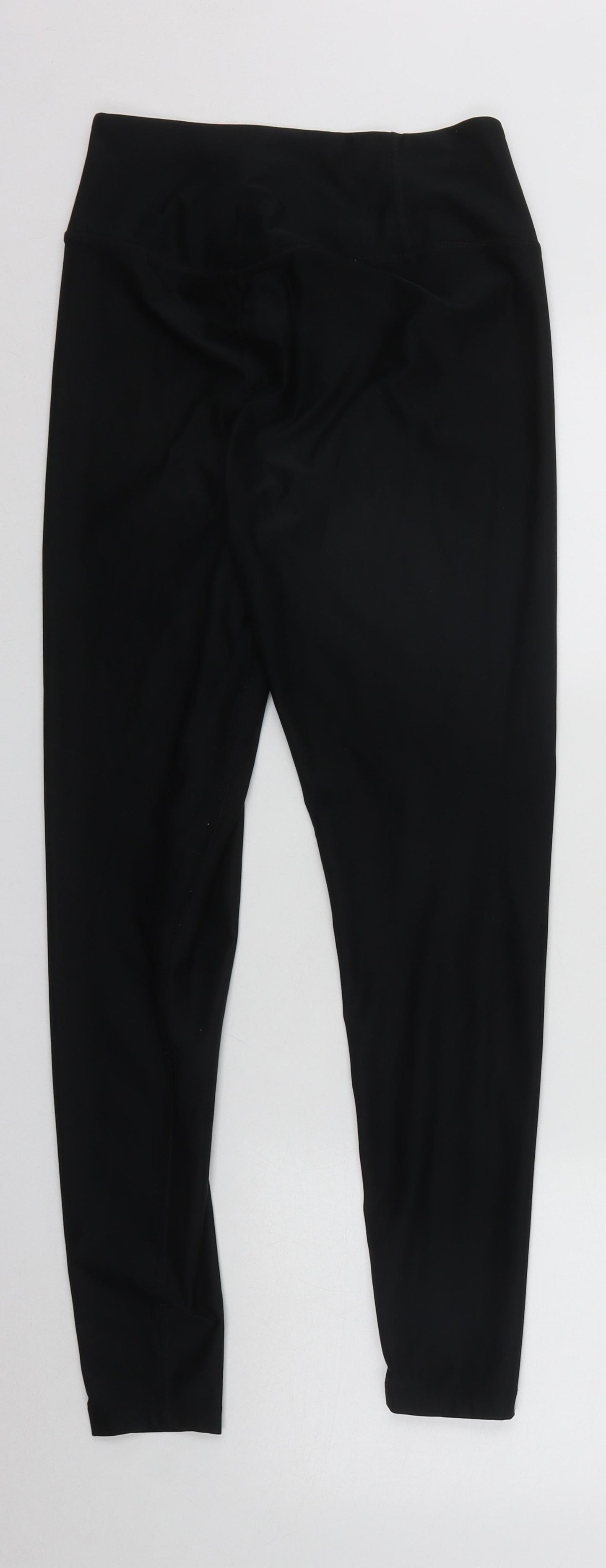 Nike Womens Black  Polyester Compression Leggings Size M L25 in Regular