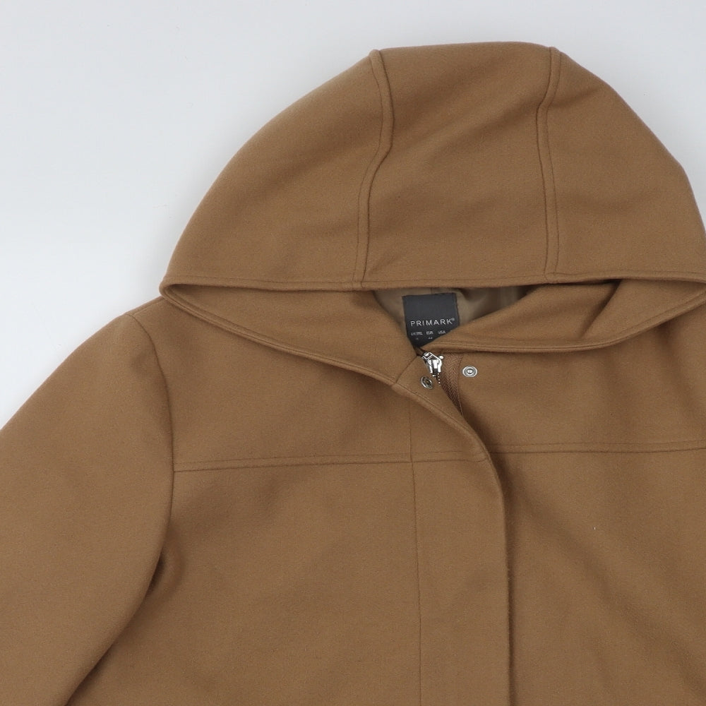 Primark Womens Brown   Trench Coat Coat Size 16  Zip