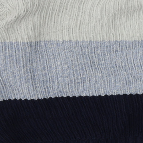Marks and Spencer Womens Multicoloured Round Neck  Cotton Pullover Jumper Size S