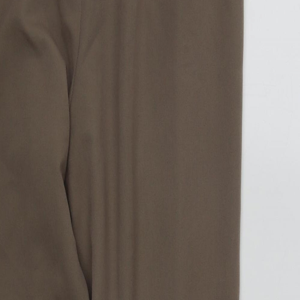 Madrid Womens Beige  Polyester Trousers  Size 22 L27 in Regular