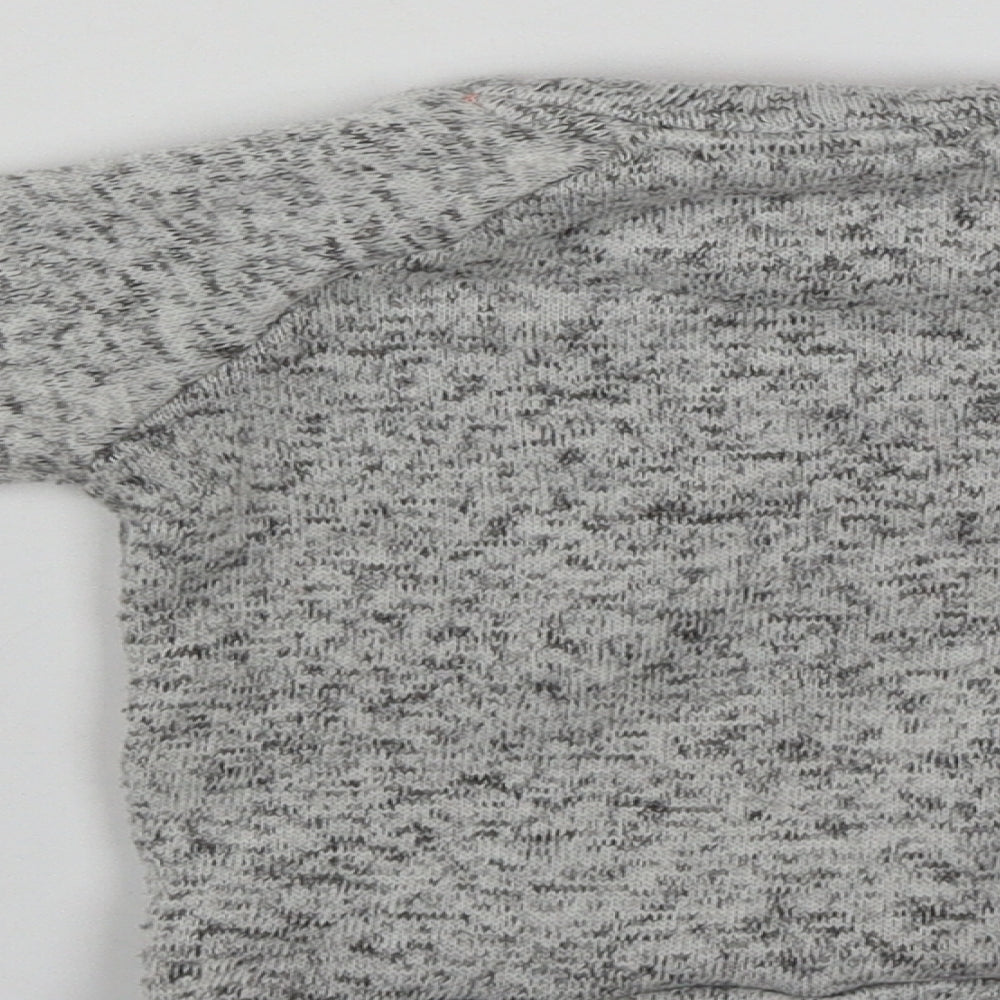 F&F Boys Grey  Polyester Pullover Jumper Size 12-18 Months