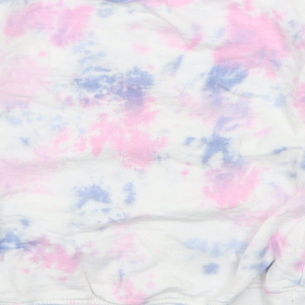 DKNY Girls Multicoloured  100% Cotton Pullover Sweatshirt Size 3 Years  Pullover - Tie Dye