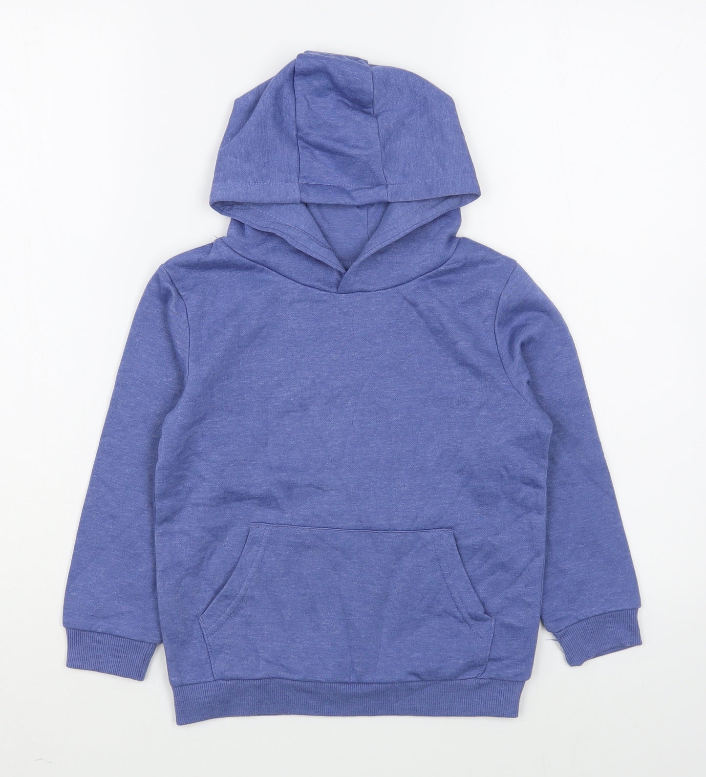 Dunnes Stores Boys Blue  Cotton Pullover Hoodie Size 5-6 Years  Pullover