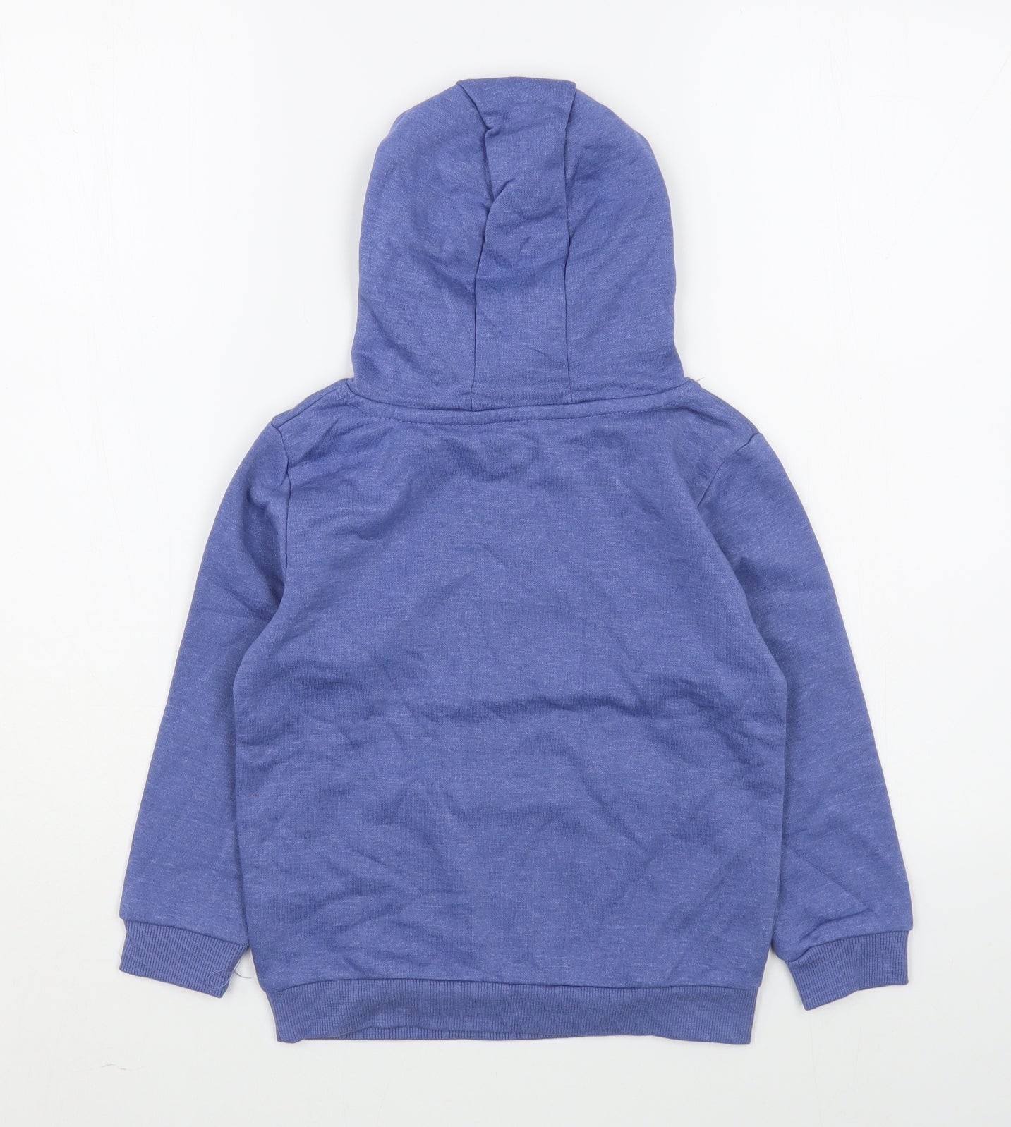 Dunnes Stores Boys Blue  Cotton Pullover Hoodie Size 5-6 Years  Pullover