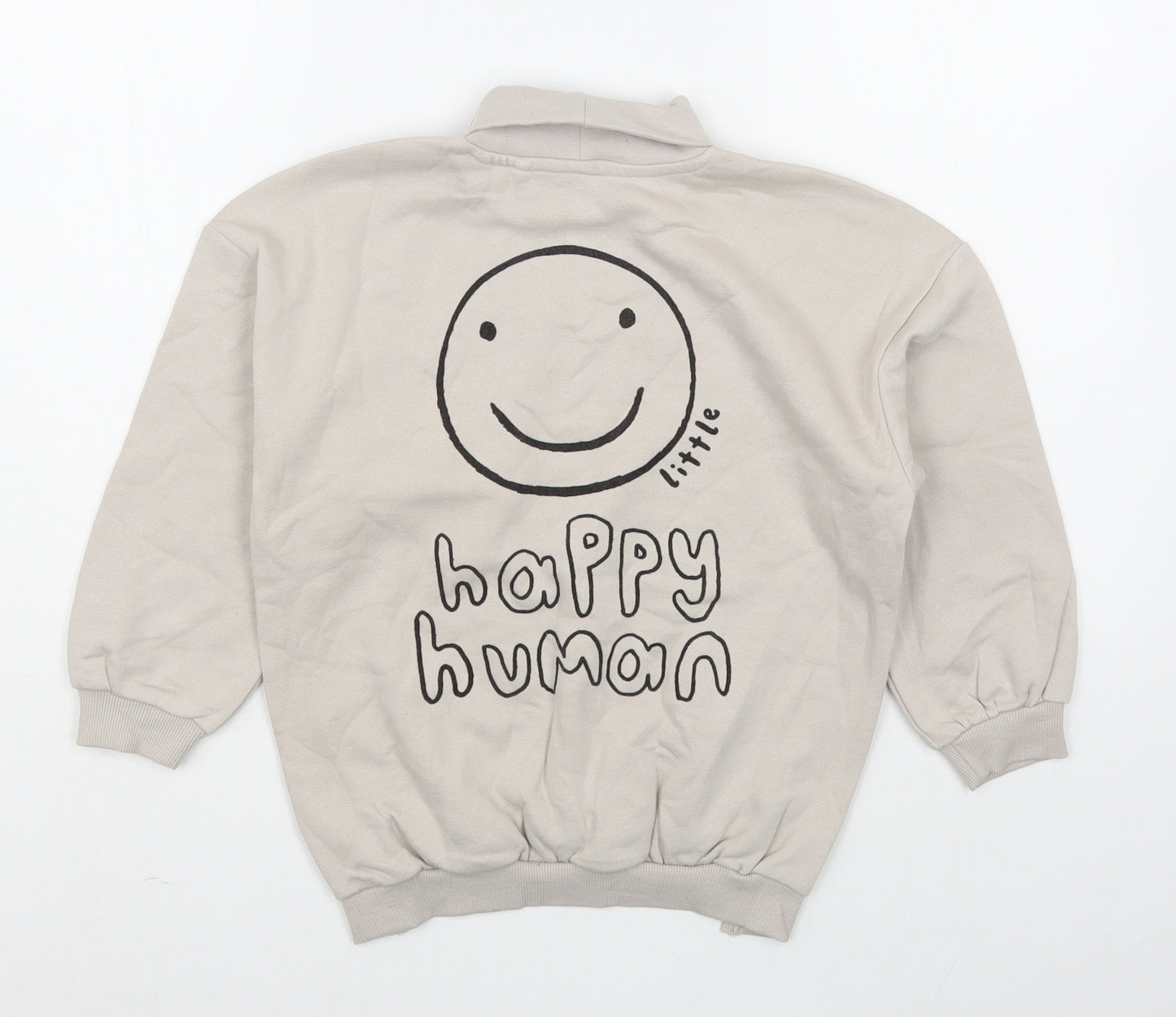 George Girls Beige  Cotton Pullover Sweatshirt Size 5-6 Years  Pullover