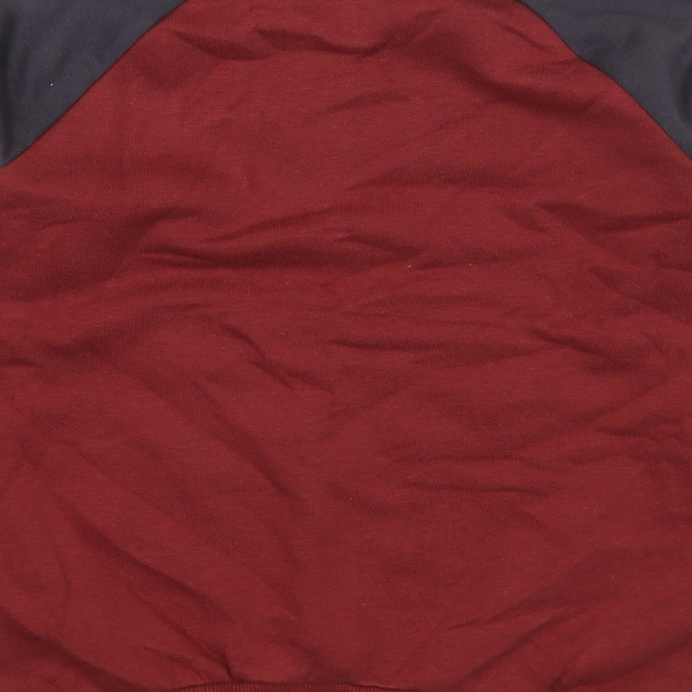 George Boys Red  Cotton Pullover Sweatshirt Size 5-6 Years  Pullover